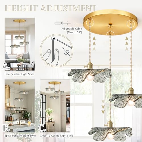 Gold Brass Chandelier 3