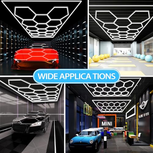 Hexagon LED Garage Light