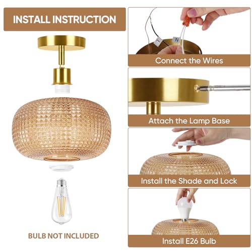 Semi Flush Mount Ceiling Light