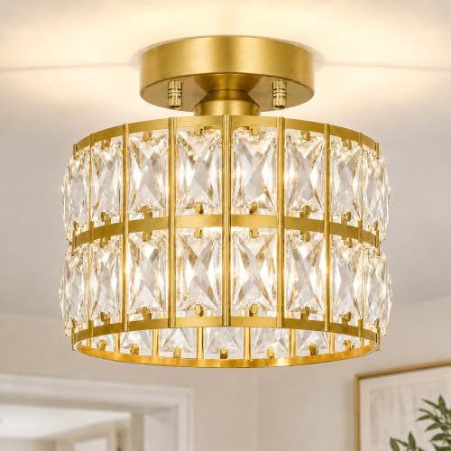 Crystal Ceiling Light Fixture