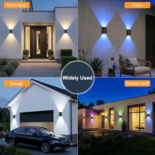 1Pack Solar Wall Lights Outdoor