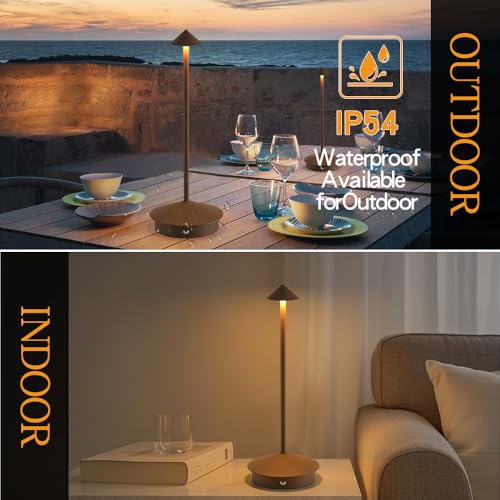 2 Pack LED Rechargeable Cordless Table Lamps