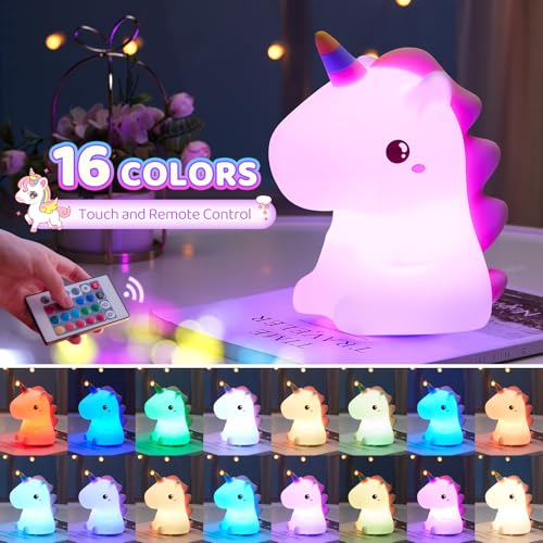 Unicorn Night Light for Kids