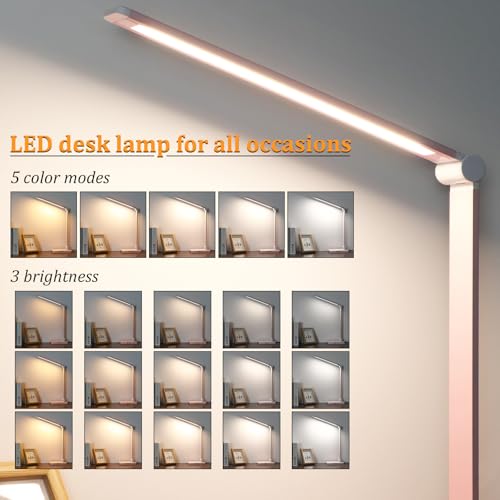 LED Desk Lamp with USB Ports