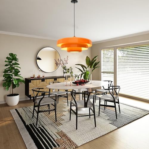 19.7" Large Mid Century Chandelier