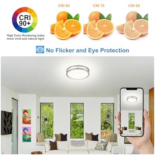 DLLT Flush Mount LED Ceiling Light