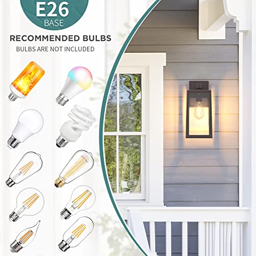 Outdoor Wall Light Fixtures (2 Count)