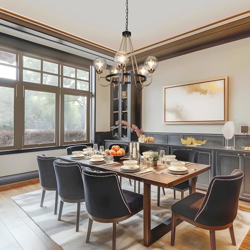 Black Gold Chandelier