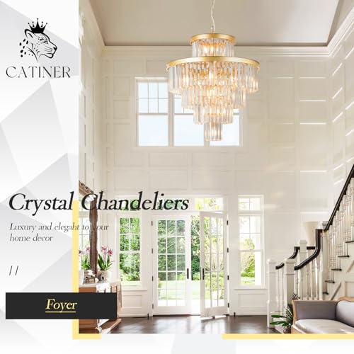 24" Modern Crystal Chandeliers (15 Count)