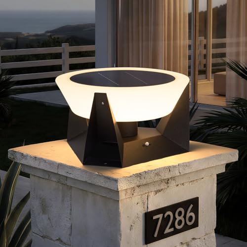 15" Solar Post Lights Outdoor
