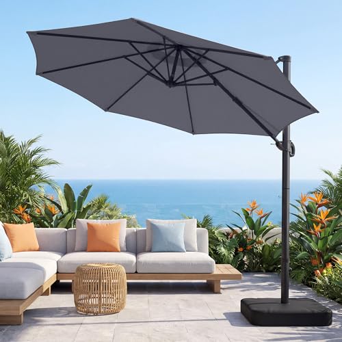 10ft Patio Umbrella with Base Included