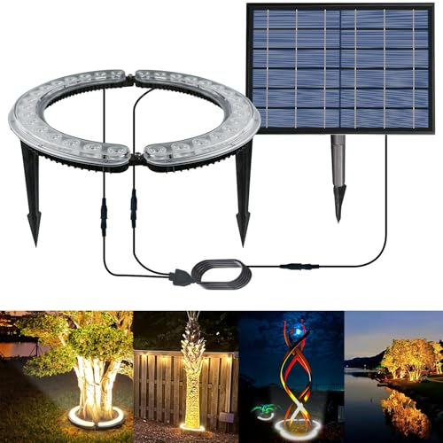 Solar Palm Tree Lights Outdoor