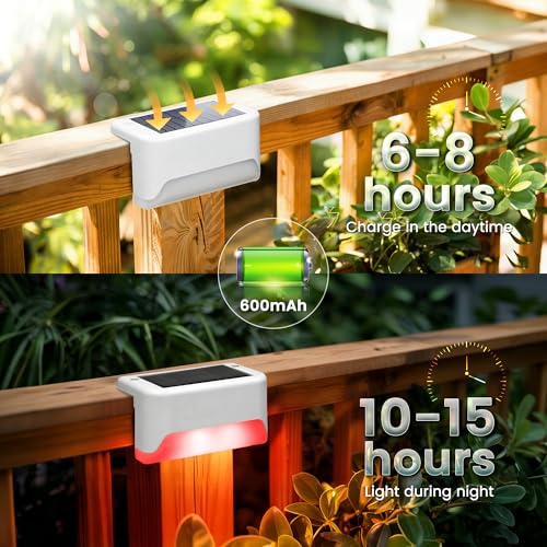 Solar Deck Lights Outdoor (16 Count)