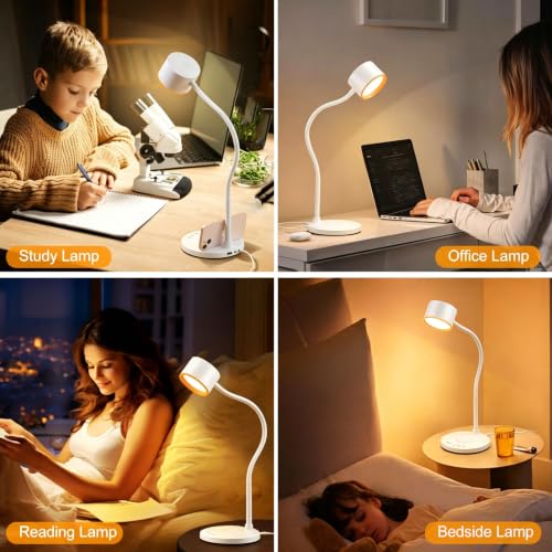 Desk lamp with 2 USB Charging Ports
