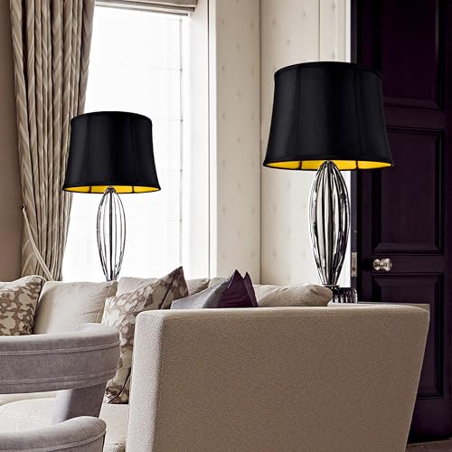 Medium Black Lamp Shade Set of 1