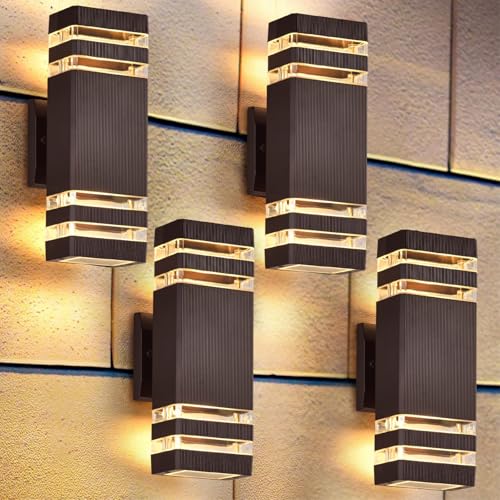 4 Pack Outdoor Wall Lights (4 Count)