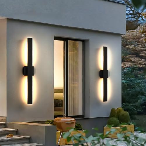34 Inch Outdoor Wall Lights (2 Count)