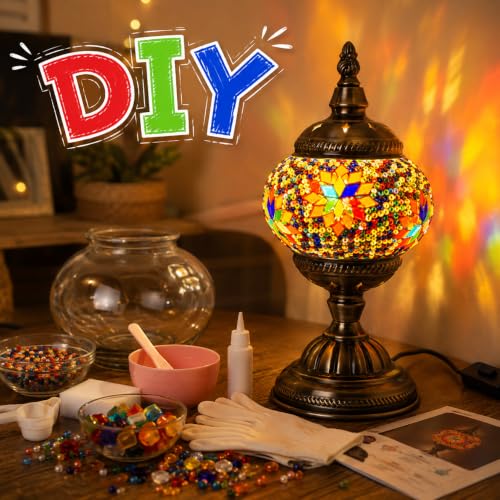Turkish Mosaic Lamp Kit for Adults (120Red)