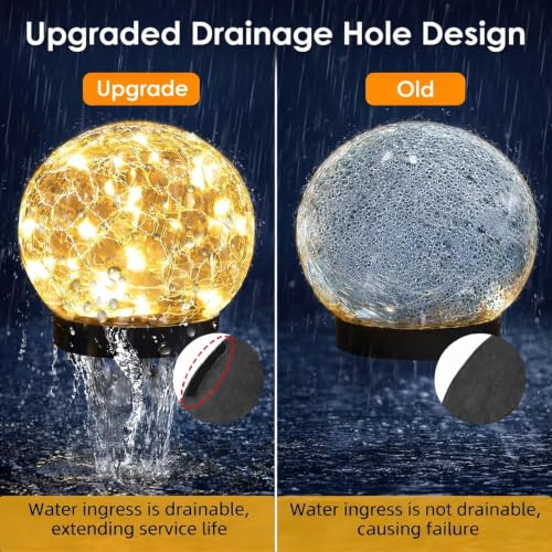 Solar Garden Lights Outdoor Waterproof (4 Count)