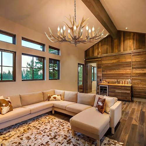 Rustic Antler Chandelier Lighting