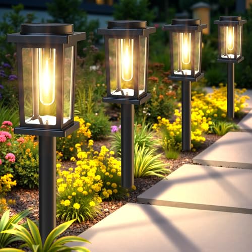 Solar Pathway Lights Outdoor (12 Count)