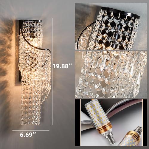 K9 Crystal Wall Sconces