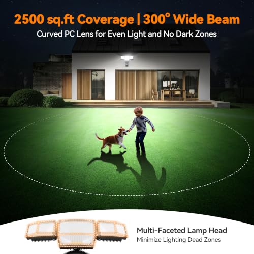 85W 10000LM Motion Sensor Outdoor Lights