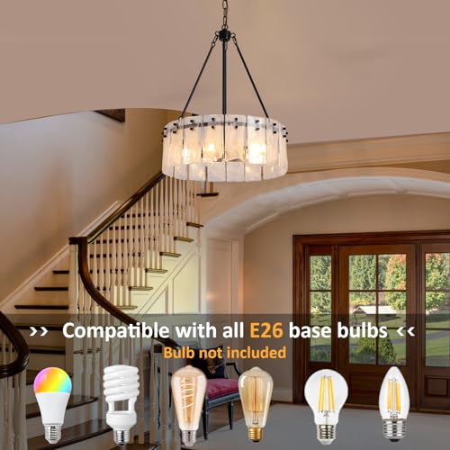 Black Chandelier for Dining Room Light Fixture