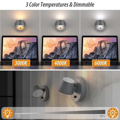 Battery Operated Wall Sconce with Remote