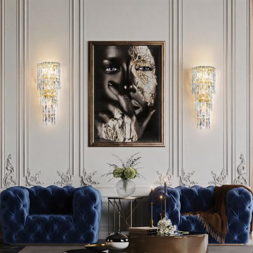 Modern K9 Crystal Wall Sconce