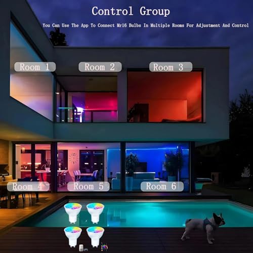 Smart Gu10 LED Bulbs Dimmable Color Changing