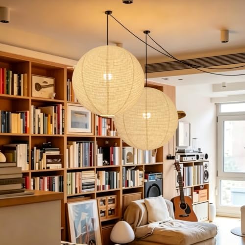 Linen Pendant Lamp Shade 2 (2 Count)