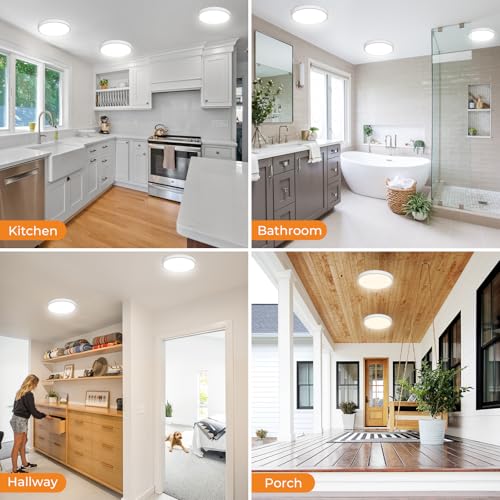 3Pack LED Flush Mount Ceiling Light Fixture