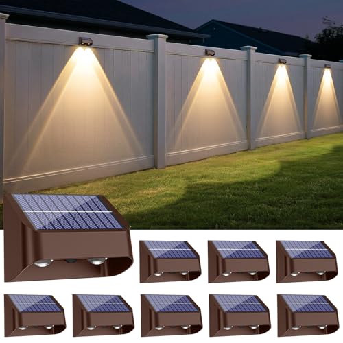 Brighter Solar Fence Lights (8 Count)