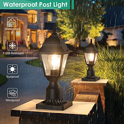 Dusk to Dawn Outdoor Post Lights (2 Count)