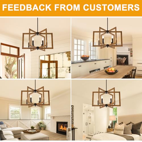 22" Farmhouse Chandelier (6 Count)