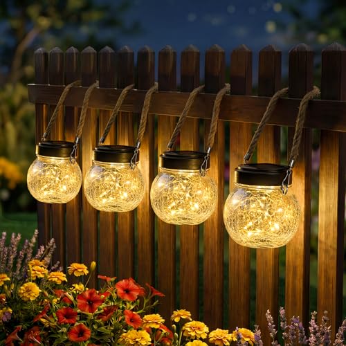 4 Pack M Size Solar Lantern Gifts for Women (4 Count)