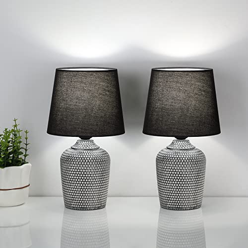 11.8’’ Small Table Lamps Set of 2 for Bedroom Kid’s Room Home Office (2 Count)