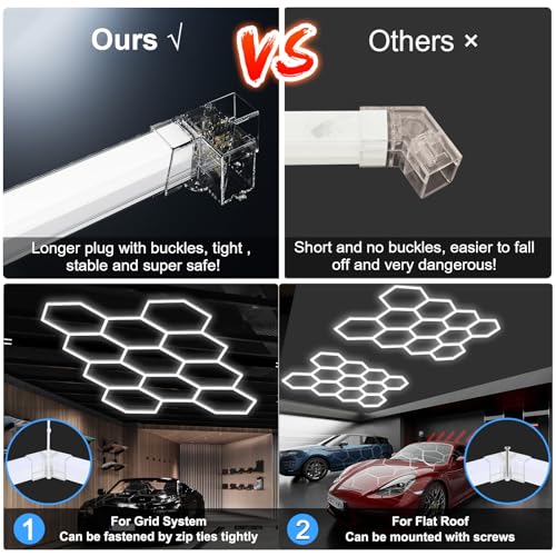 Hexagon Garage Light