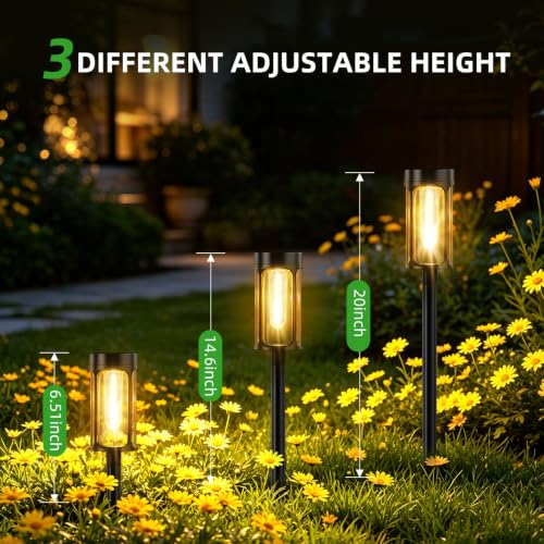 Solar Lights Outdoor (8 Count)