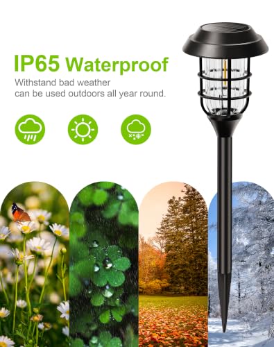 Solar Pathway Lights Outdoor (8 Count)
