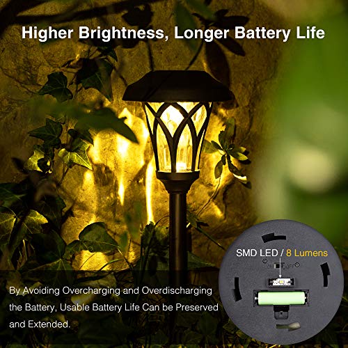 Solar Pathway Lights Outdoor (6 Count)