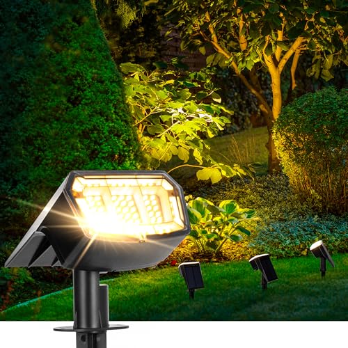 Solar Spot Lights Outdoor Waterproof (2 Count)