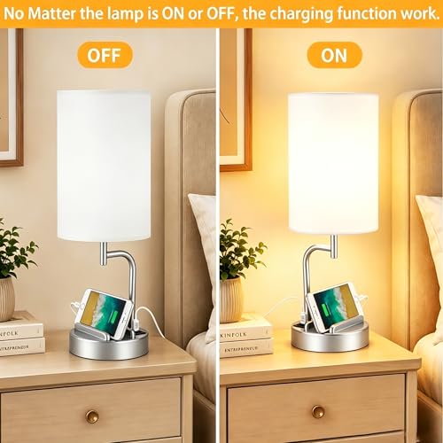 Touch Control USB Table Lamp with USB C