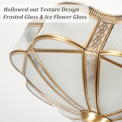 Brass Flush Mount Ceiling Light