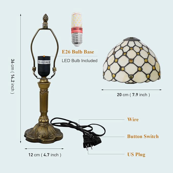 8 Inch Table Lamp