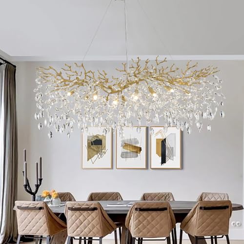 Modern Crystal Chandeliers for Dining Room