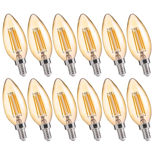 LED Candelabra Light Bulbs 40W Equivalent (12 Count)