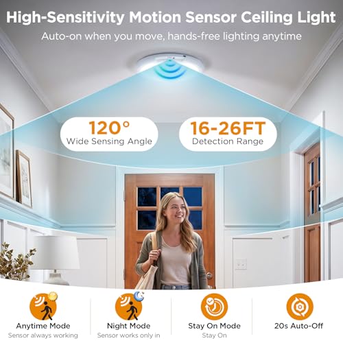 Rechargeable Ceiling Light 2 Pack (2 Count)