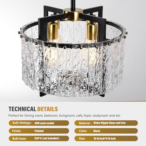 Black and Gold Chandelier